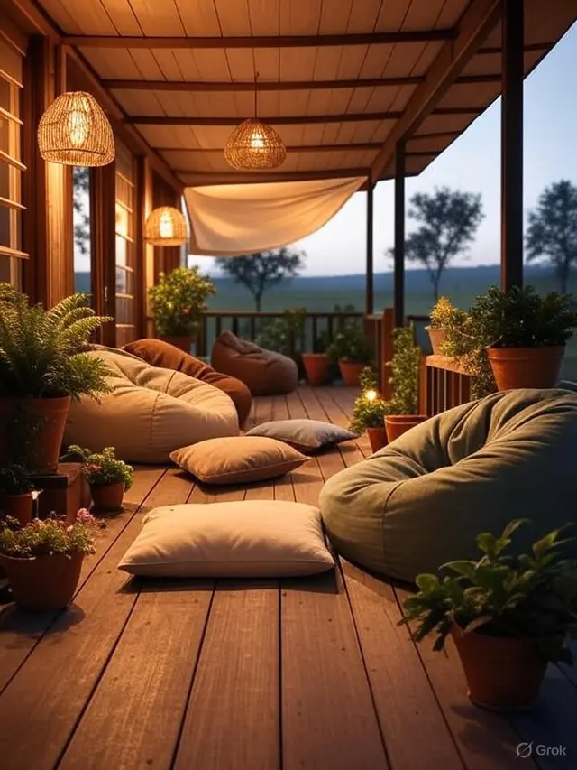 Model Teras Sederhana Minimalis ala Pinterest (Image by Grok AI)