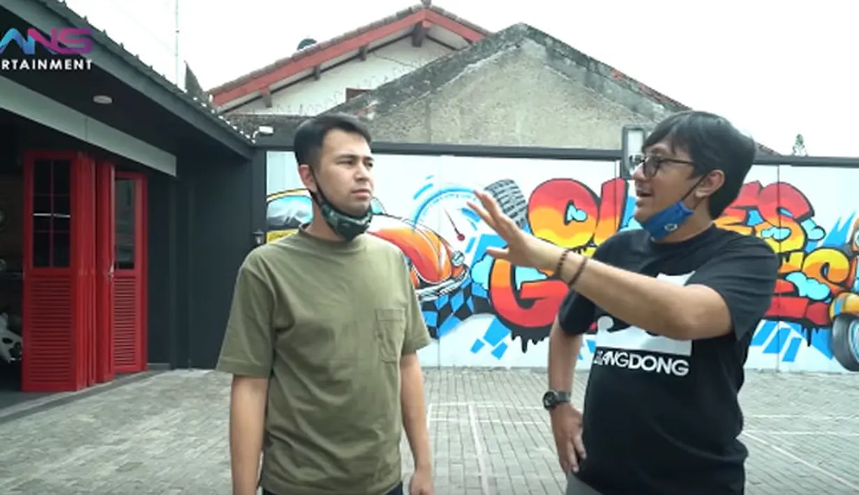 Raffi Ahmad mendatangi kediaman Andre Taulany