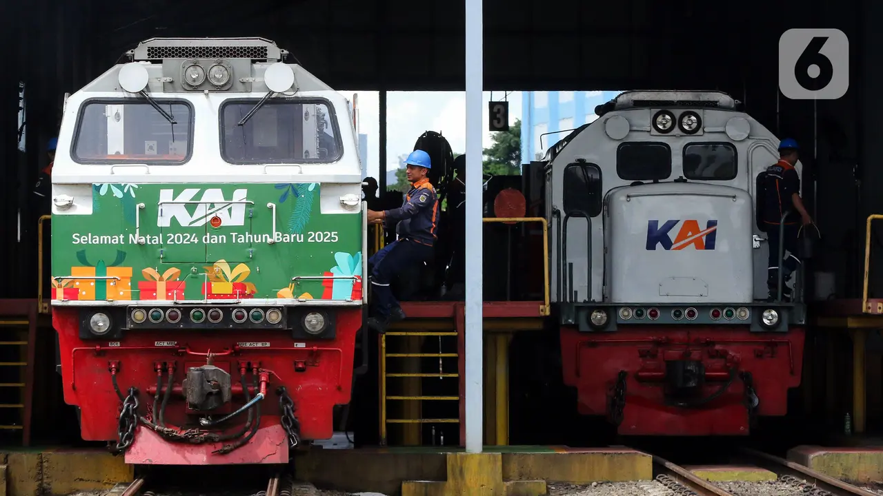 Sambut Libur Nataru 2024/2025, PT KAI Pastikan Kelayakan Lokomotif Kereta Api Jarak Jauh