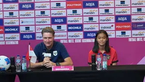 Pelatih Timnas Indonesia Putri U-16, Timo Scheunemann (Liputan6.com/Fajar Abrori)