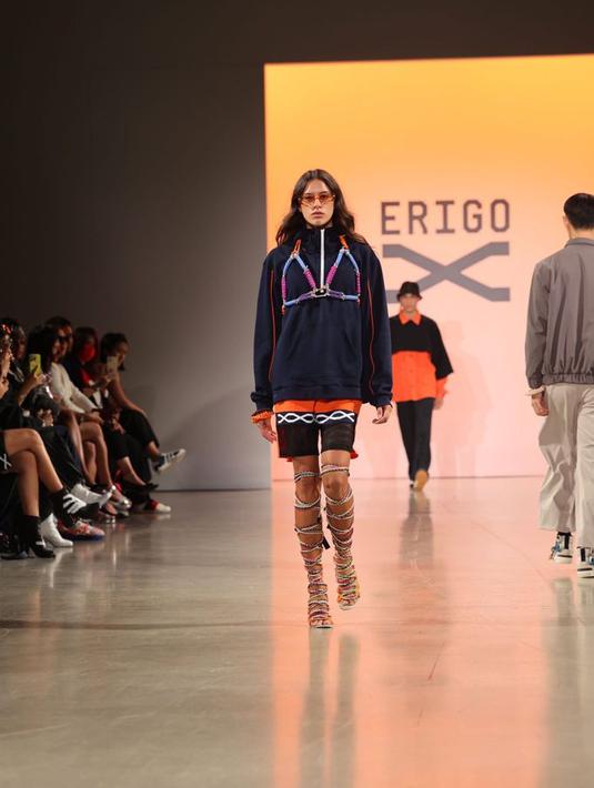 Brand fashion lokal Erigo berkolaborasi dengan Shopee untuk menghadirkan koleksi dari lini Erigo X di panggung New York Fashion Week Spring/Summer 2022. Foto: Document/Erigo.