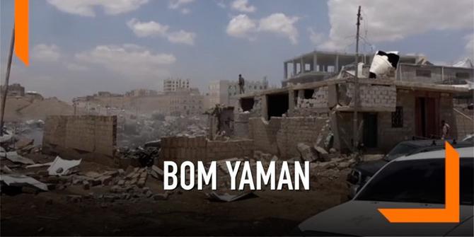 VIDEO: Bom Meledak di Yaman, 7 Anak Tewas