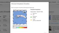 Gempa Hari Ini Rabu 4 Desember 2024 di Indonesia, Bermagnitudo 3,9 Getarkan Masohi Maluku