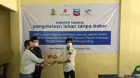 BRG dan Chevron Perkenalkan Metode Pembukaan Lahan Tanpa Bakar