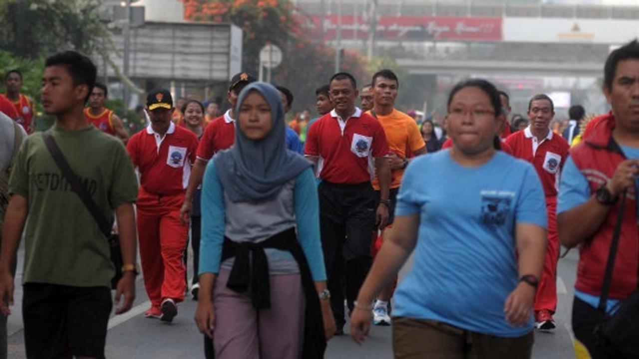 12 Ribu peserta ramaikan lomba lari HUT ke-70 TNI