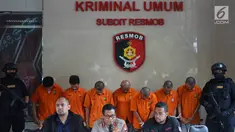 Kabid Humas Polda Metro Jaya Kombes Argo Yuwono memberikan keterangan kepada wartawan saat rilis kasus pencurian ATM dan penipuan di Polda Metro Jaya, Jakarta, Rabu (25/9/2019). (Liputan6.com/Immanuel Antonius)