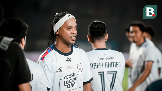 Ronaldinho di Trofeo Meet the Star.