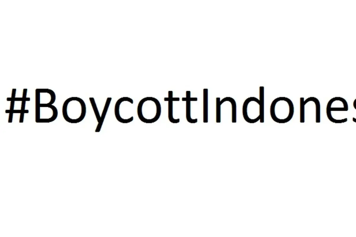 Hashtag #BoycottIndonesia