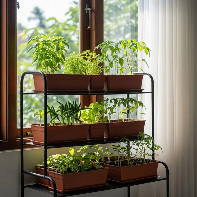 9 Ide Kebun Sayur di Rak Besi Susun untuk Lahan Terbatas, Solusi Inovatif