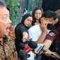 Menteri Kelautan dan Perikanan (KKP) Sakti Wahyu Trenggono usai diperiksa KPK. (Tim Merdeka).