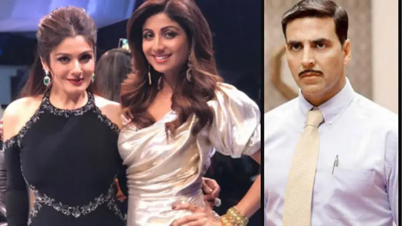 Raveena Tandon, Shilpa Shetty dan Akshay Kumar