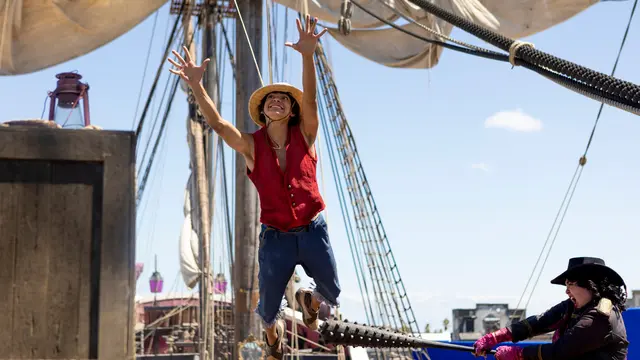 Behind the Scene One Piece Live Action. (Casey Crafford/Netflix © 2023)
