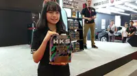 Oli HKS meluncur di Indonesia International Motor Show 2019(Amal/Liputan6.com)