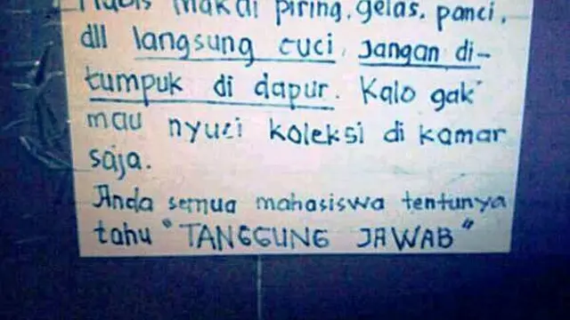 6 Peringatan di Dapur Ini Nyeleneh, Bikin Dahi Berkerut