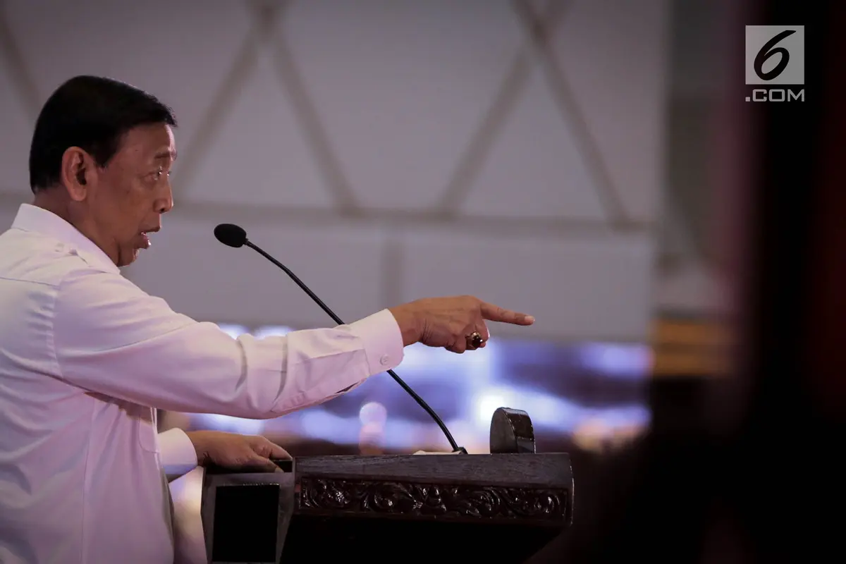 Wiranto Beri Arahan di Rakornas Bidang Kewaspadaan Nasional