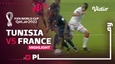 Berita video highlights Piala Dunia 2022, pertandingan antara Prancis melawan Tunisia pada laga terakhir Grup D Piala Dunia 2022 di Education City Stadium, Rabu (30/11/2022) malam WIB.