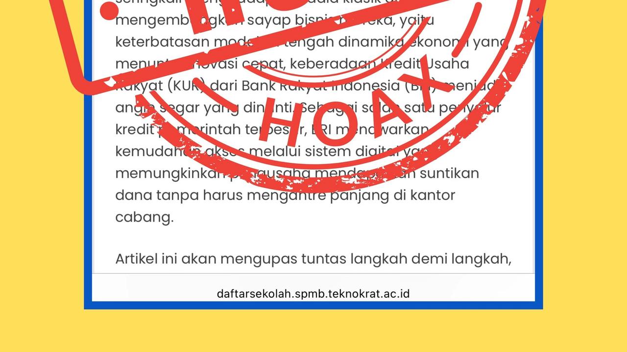 Modus Penipuan KUR