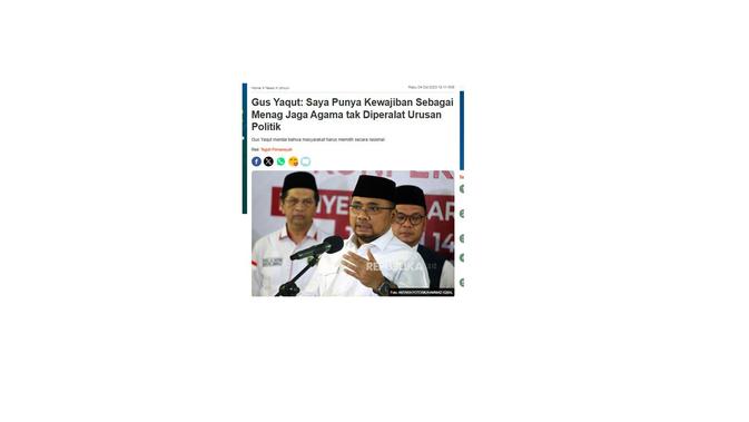 Cek fakta artikel uang kuota haji
