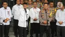 KPK dan Polri resmi menandatangani kerja sama KPK dan Polri di bidang koordinasi dan supervisi penanganan kasus dugaan tindak pidana korupsi.(Liputan6.com/Faizal Fanani)
