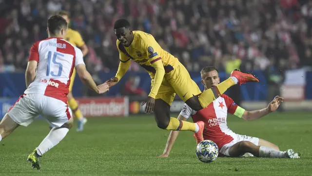 Foto: Melihat Aksi Ondrej Kudela, Bek Tengah Anyar Persija Jakarta saat Hadapi 8 Pemain Top Eropa Bersama Slavia Praha