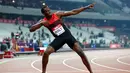 Usain Bolt bertekad untuk merebut 3 medali emas pada Olimpiade Rio kali ini. Bolt bercita – cita ngin melakukan pensiun disaat karirnya masih berada dipuncak dan ingin selalu menjaga dominasi sebelum pensiun. (REUTERS / Eddie KeoghLivepic)