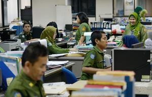 Pegawai Negeri Sipil (PNS) Pemprov DKI Jakarta. 