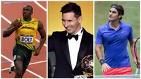 Usain Bolt dan Federer Idolakan Lionel Messi, Ini Alasannya 