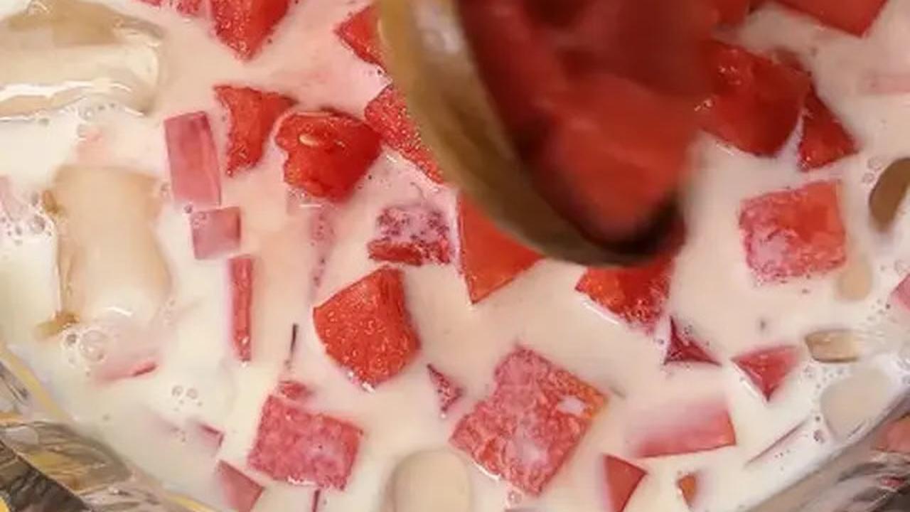Resep dan Cara Membuat Sago Semangka Sederhana ala Sissy Prescillia, Cocok untuk Berbuka Puasa