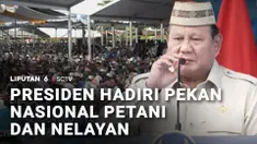 Presiden Prabowo Subianto menghadiri puncak Pekan Nasional Petani dan Nelayan di Gorontalo.