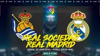 La Liga: Real Sociedad Vs Real Madrid. (Bola.com/Dody Iryawan)