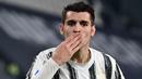 Alvaro Morata direkrut oleh Juventus pada tahun 2014 dari Real Madrid dan kembali lagi ke Santiago Bernabeu dua tahun setelahnya. Morata akhirnya kembali ke Juventus pada musim lalu setelah berpetualang di beberapa klub seperti Chelsea dan Atletico Madrid. (Foto: AFP/Miguel Medina)