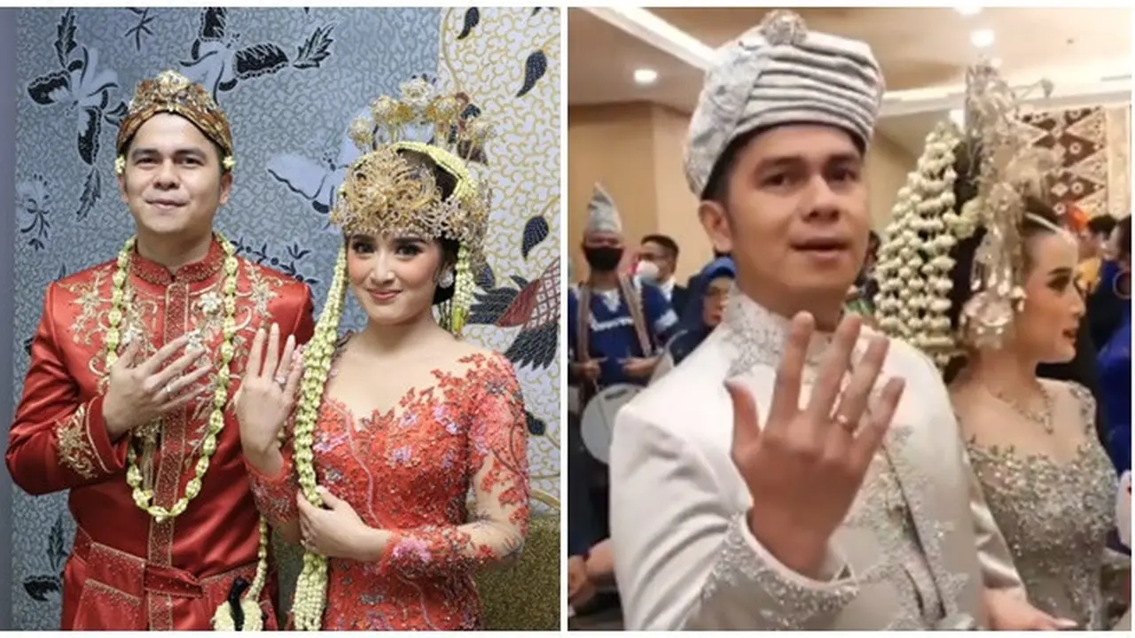 6 Momen Pernikahan Handika Pratama dan Rosiana Dewi, Digelar Adat Sunda dan Minang