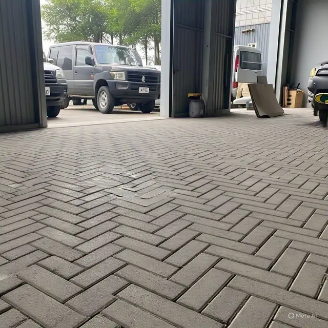 Model Paving Block Herringbone