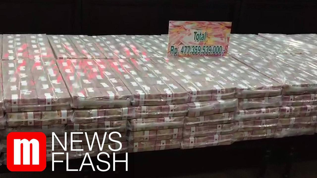 VIDEO: Penampakan Tumpukan Uang Pengganti Korupsi Senilai Rp477 Miliar