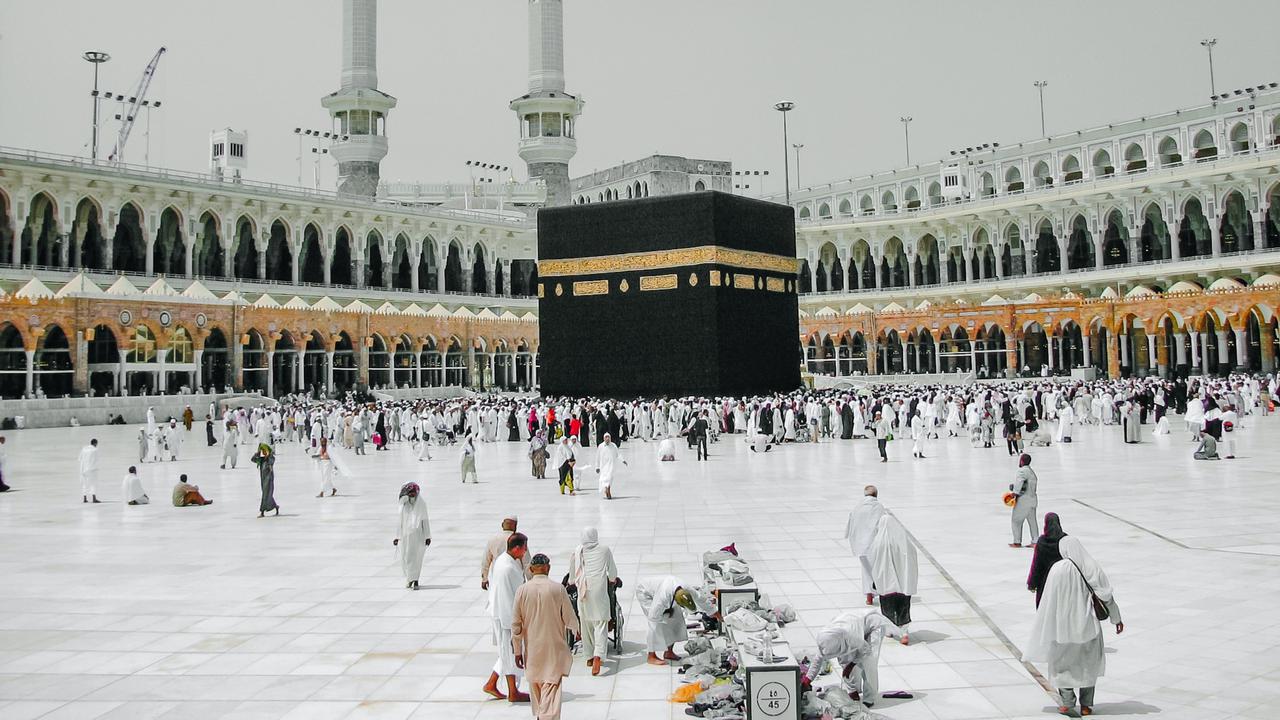 Ilustrasi haji, umrah, makkah