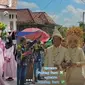 Iringan Pengantin Unik Pakai Bola Voli hingga Joran Pancing (Sumber: TikTok/tukangvoli)