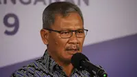 Juru Bicara Pemerintah untuk Penanganan COVID-19 Achmad Yurianto saat konferensi pers Corona di Graha BNPB, Jakarta, Minggu (21/6/2020). (Dok Badan Nasional Penanggulangan Bencana/BNPB)