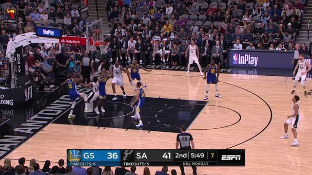 DeMar DeRozan mencatat 26 poin LaMarcus Aldridge menambah dua kali lipat saat Spurs mengalahkan Warriors.