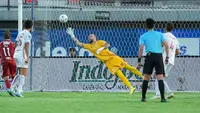 Kiper Garudayaksa FC, Dominic Holek, kebobolan 5 gol dalam duel versus Bali United di Stadion I Wayan Dipta, Gianyar, pada pekan keenam BRI Super League 2026/2027, Rabu (21/10/2026). (Doc Garudayaksa FC)
