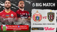 Link live streaming Big Match BRI Liga 1 : Persija Jakarta Vs Bali United Malam Ini di Vidio. (Sumber : dok. vidio.com)