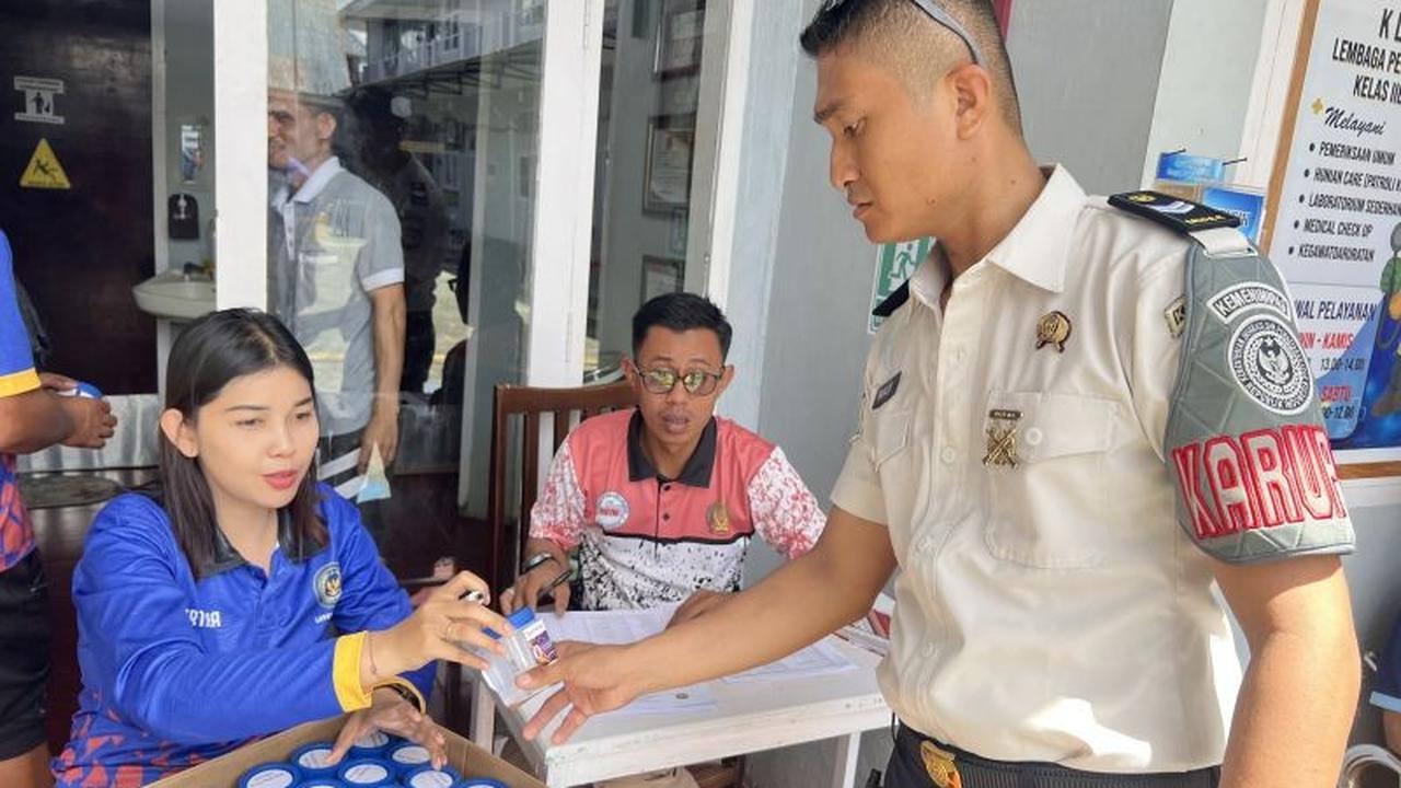Lapas Tolitoli Gencarkan Tes Urine untuk Cegah Narkoba, Pastikan Lingkungan Bersih