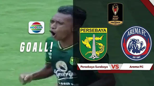 VIDEO: Skill Kelas Dunia Irfan Jaya Hasilkan Gol Indah untuk Persebaya
