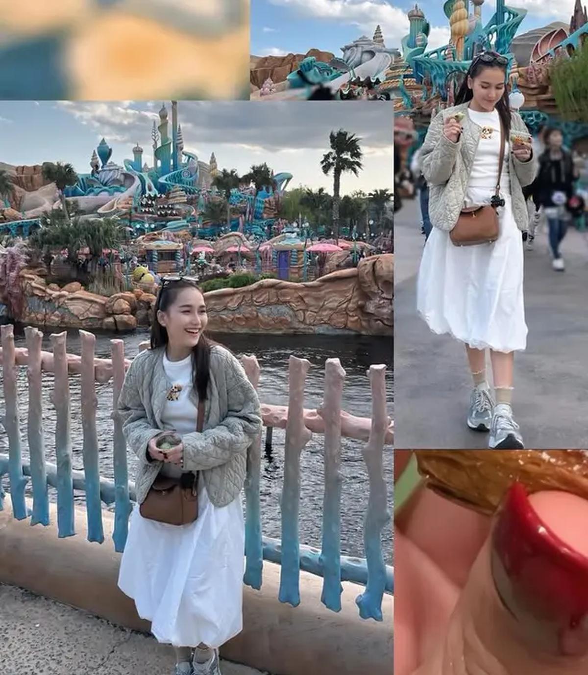 Outfit Ayu Ting Ting saat Jalan-Jalan ke Jepang. (@ayutingting92)