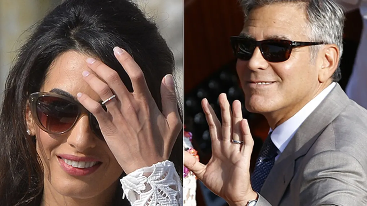 Ini Dia Penampakan Cincin Pernikahan Amal Alamuddin