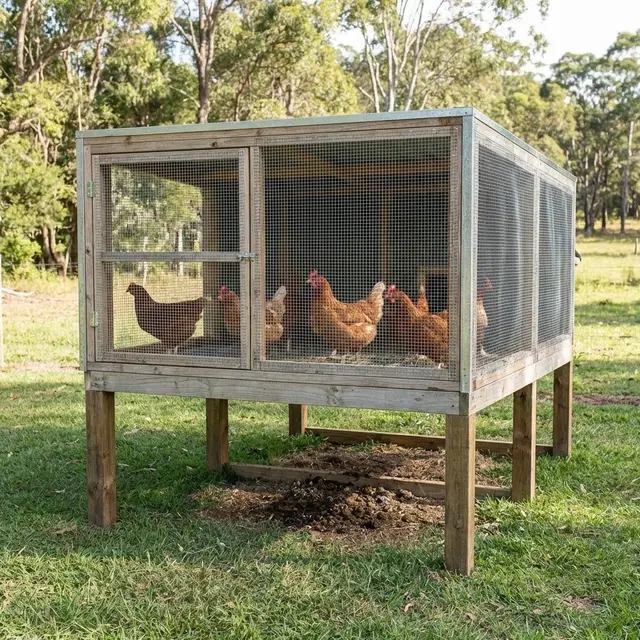 Kandang Panggung untuk Ayam