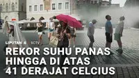 Suhu Panas Melanda Eropa, Kipas Angin Air Jadi Andalan