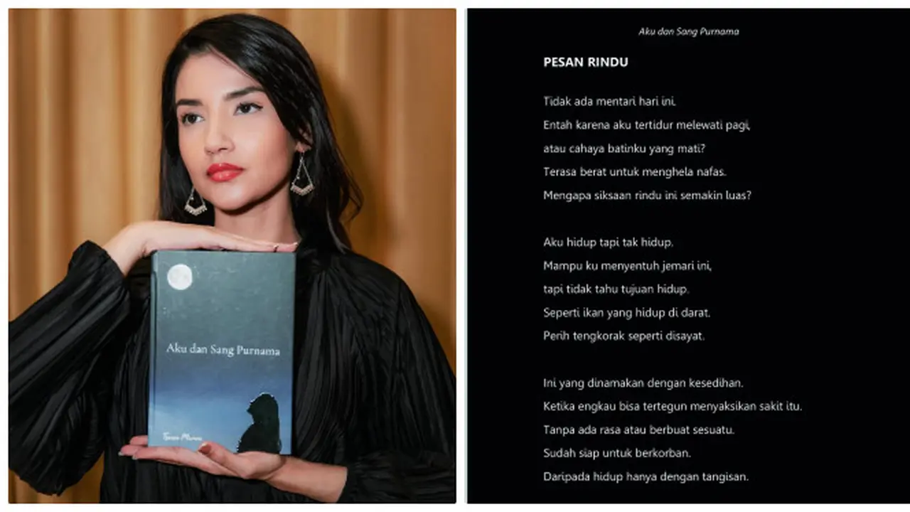 6 Potret Tsania Marwa Rilis Buku, Tumpahkan Isi Perasaannya dalam Karya Tulis