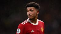 Jadon Sancho belum mampu bersinar di tangan Ole Gunnar Solskjaer meski menjadi salah satu pemain muda paling berbakat di Liga Inggris. Ia belum mampu mempersembahkan satu pun gol maupun assist dari 14 penampilannya sejauh ini. Kemungkinan, Sancho hanya butuh pelatih yang tepat. (AFP/Oli Scarff)