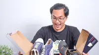 Norif Warisman, influencer senakers yang gemar bahas sepatu lokal. (IST)