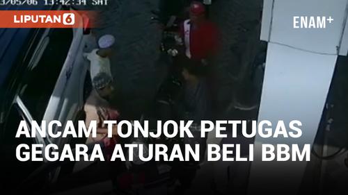 VIDEO: Pria di Rejoso Amuk Petugas SPBU Akibat Aturan Baru Pengisian BBM